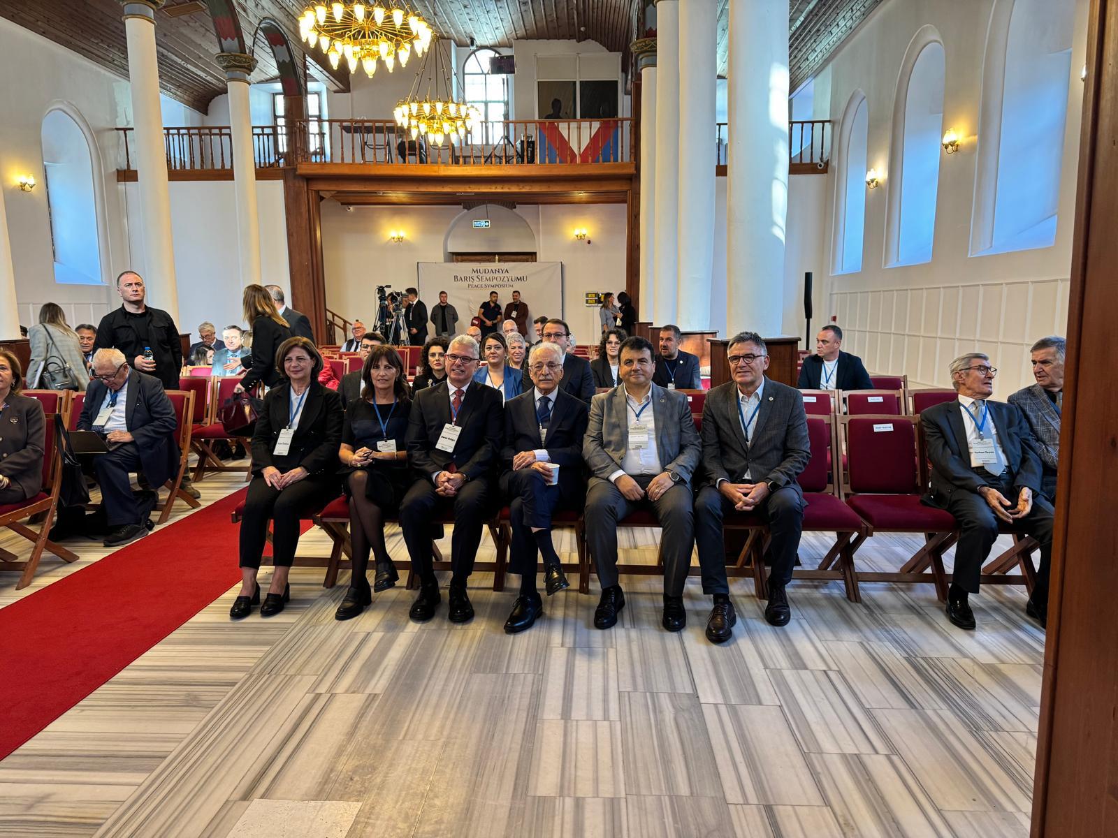 RUMELİSİAD, MUDANYA BARIŞ SEMPOZYUMU’NA KATILIM SAĞLADI