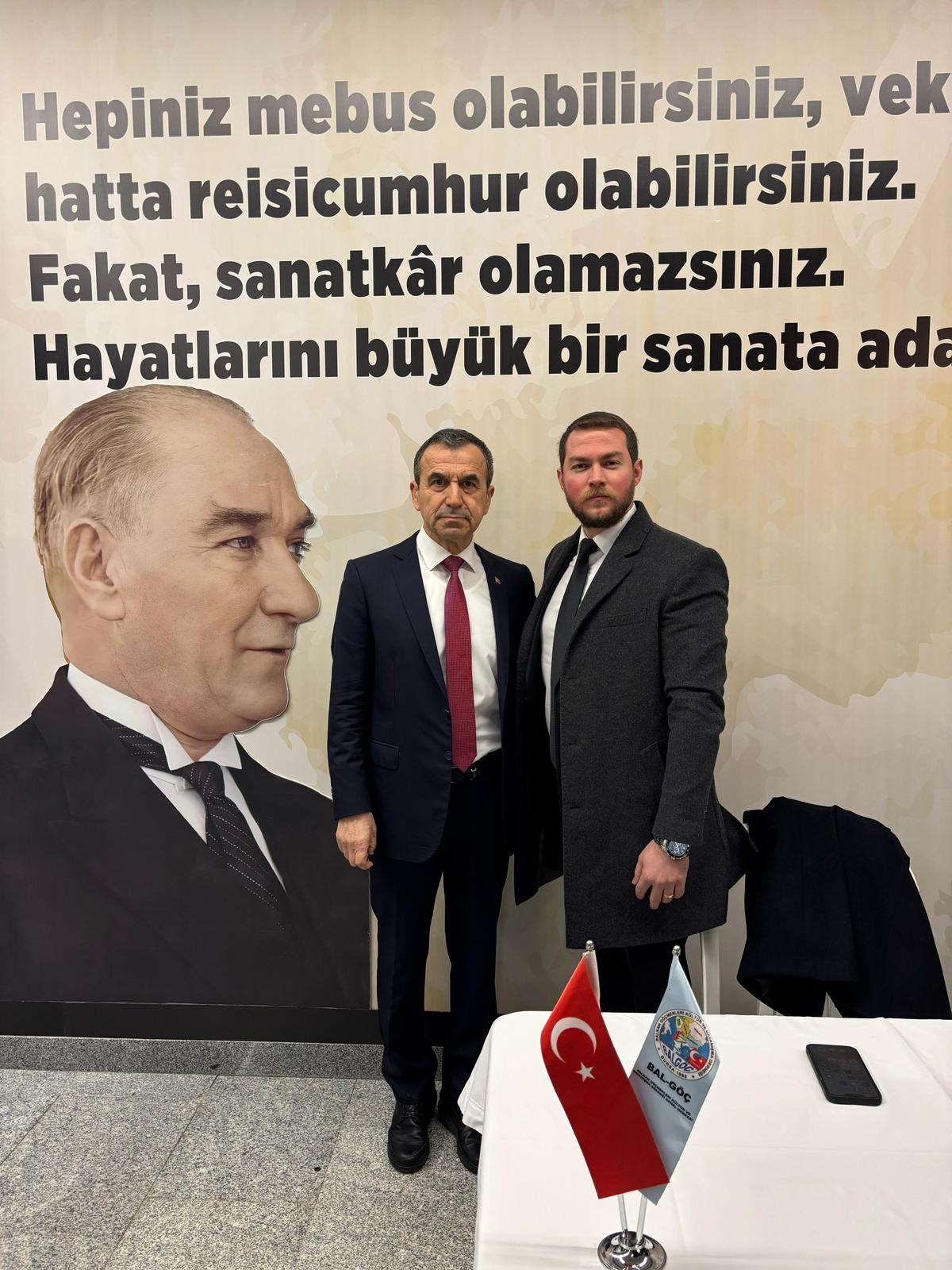 Rumelisiad Temsilcisi Reha Tosun, BALGÖÇ’ün 40. Yıl Etkinliklerinde Yer Aldı RUMELİSİAD adına yöneti