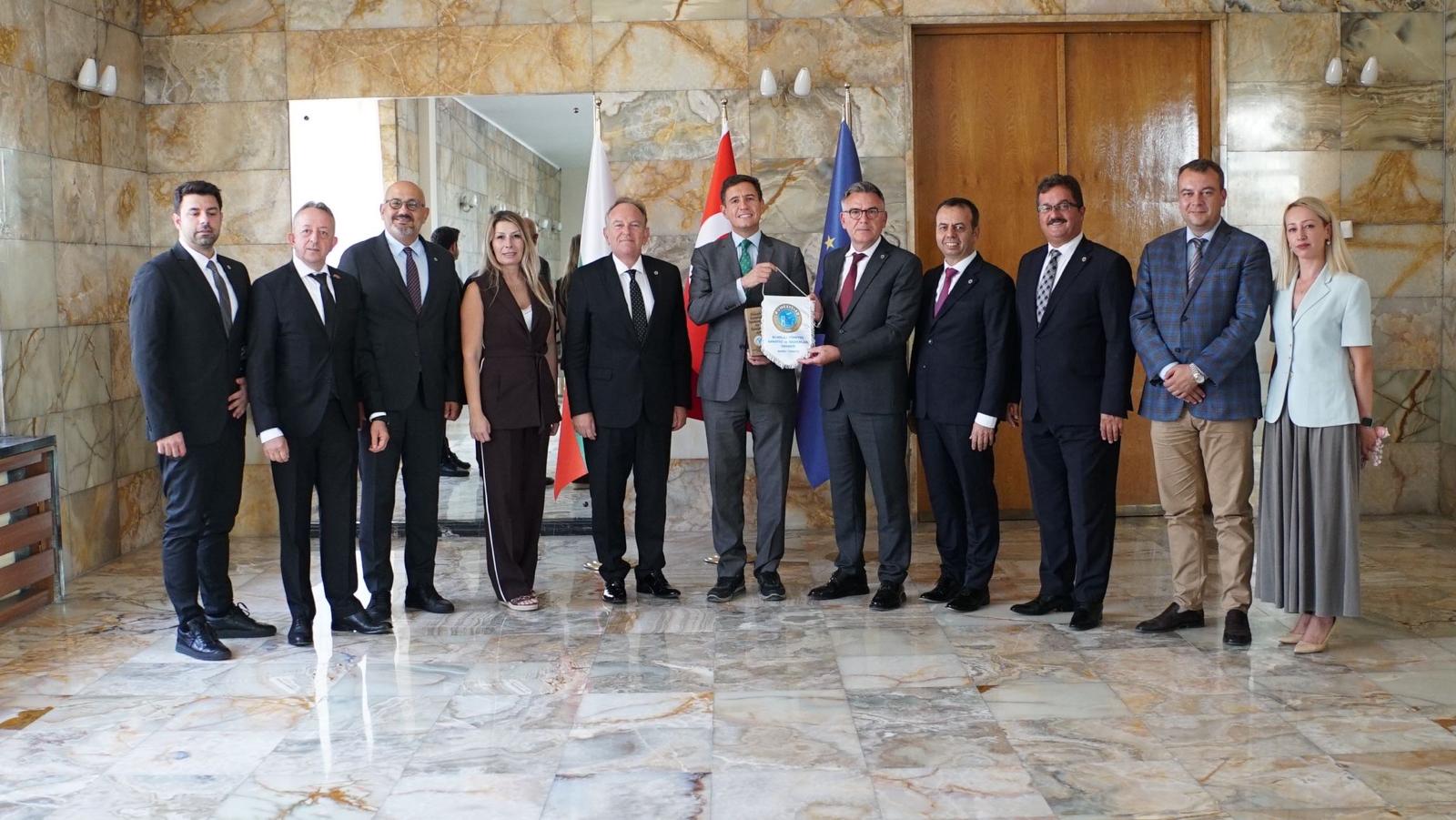 RUMELİSİAD’dan Bulgaristan Büyükelçisi Sn. Anguel Tcholakov’a Ziyaret;RUMELİSİAD Yönetim Kurulu Başk